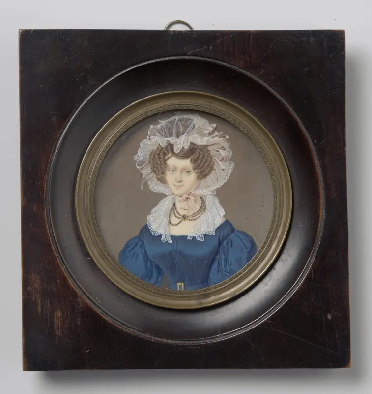 Portret van een vrouw Wall Art by Jan Lodewijk Jonxis - High-Resolution Digital Print