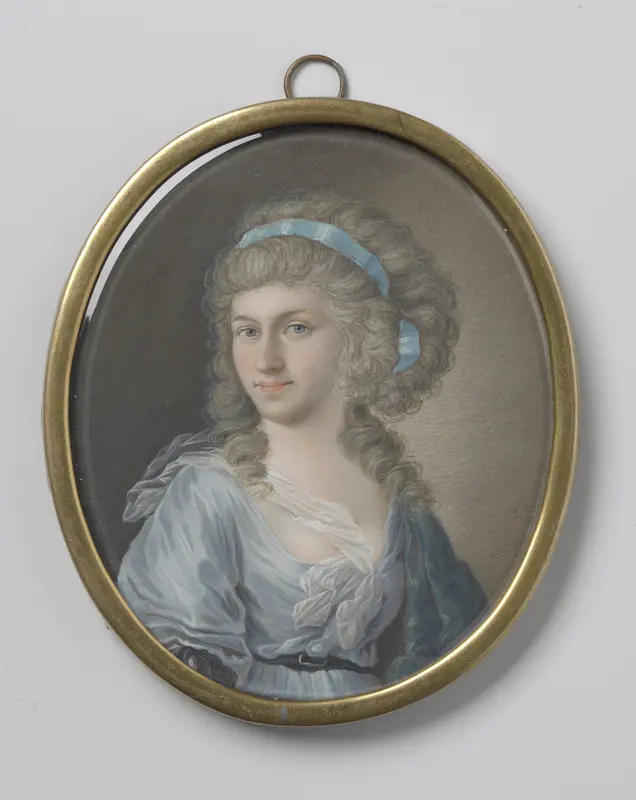 Portret van een vrouw Wall Art by Henrik Ploetz - High-Resolution Digital Print