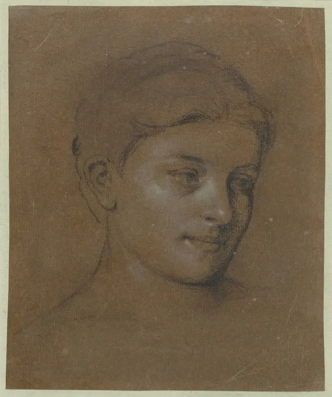 Portret van een vrouw Wall Art by Edgar Degas - High-Resolution Digital Print
