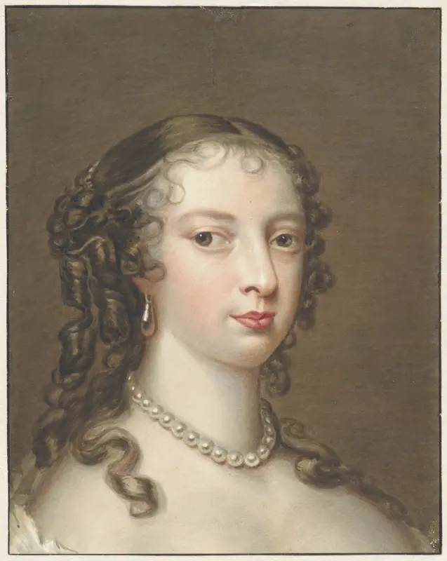 Portret van een vrouw Wall Art by Christiaan Kramm - High-Resolution Digital Print