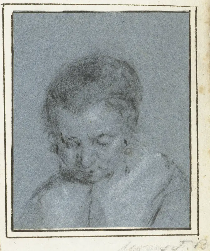 Portret van een vrouw Wall Art by Moses ter Borch - High-Resolution Digital Print