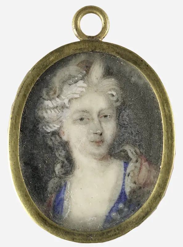 Portret van een vrouw, vermoedelijk Christiane Charlotte van Württemberg (1694-1729) Wall Art by anonymous - High-Resolution Digital Print