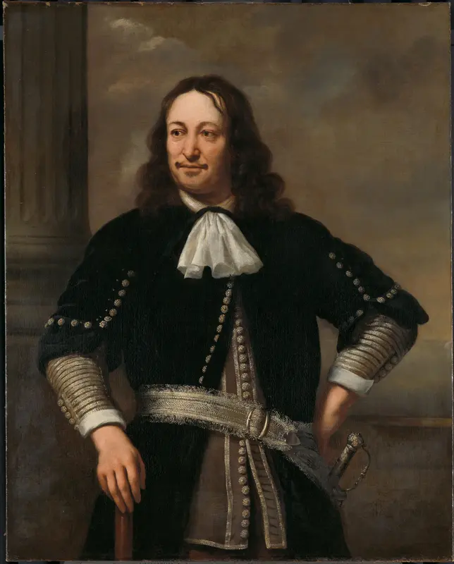 Portret van een zee-overste, waarschijnlijk vice-admiraal Aert van Nes (1626-1693) Wall Art by Ferdinand Bol - High-Resolution Digital Print