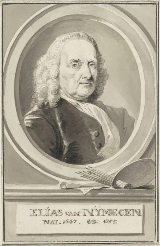 Portret van Elias van Nijmegen Wall Art by Unknown - High-Resolution Digital Print