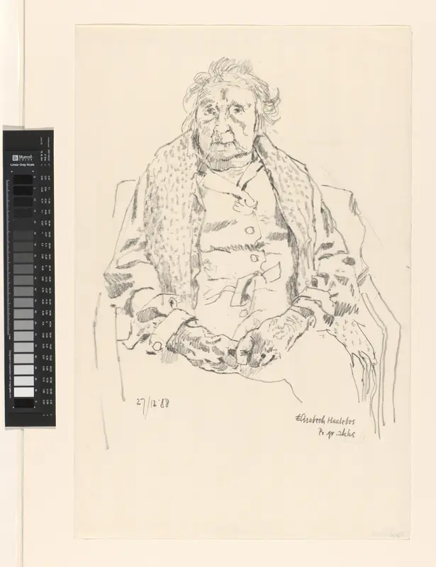 Portret van Elisabeth Haalebos Wall Art by Theo Kurpershoek - High-Resolution Digital Print