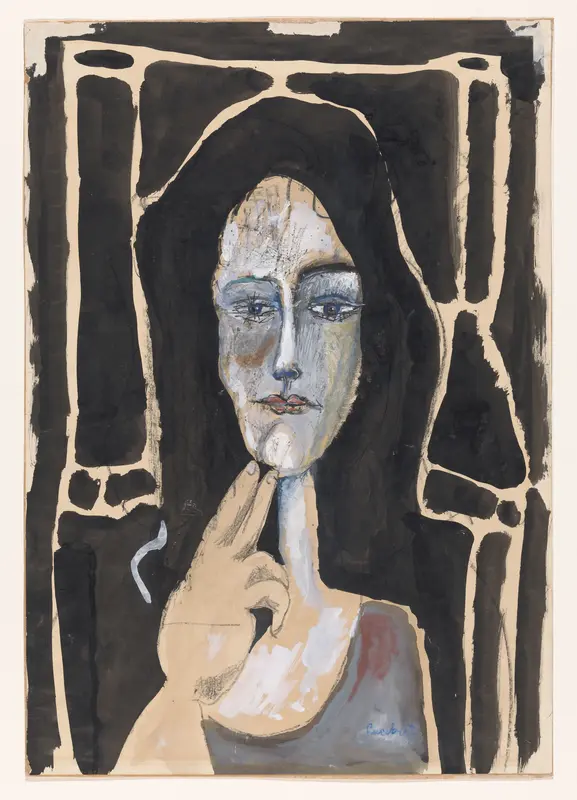 Portret van Else B. Wall Art by Unknown - High-Resolution Digital Print