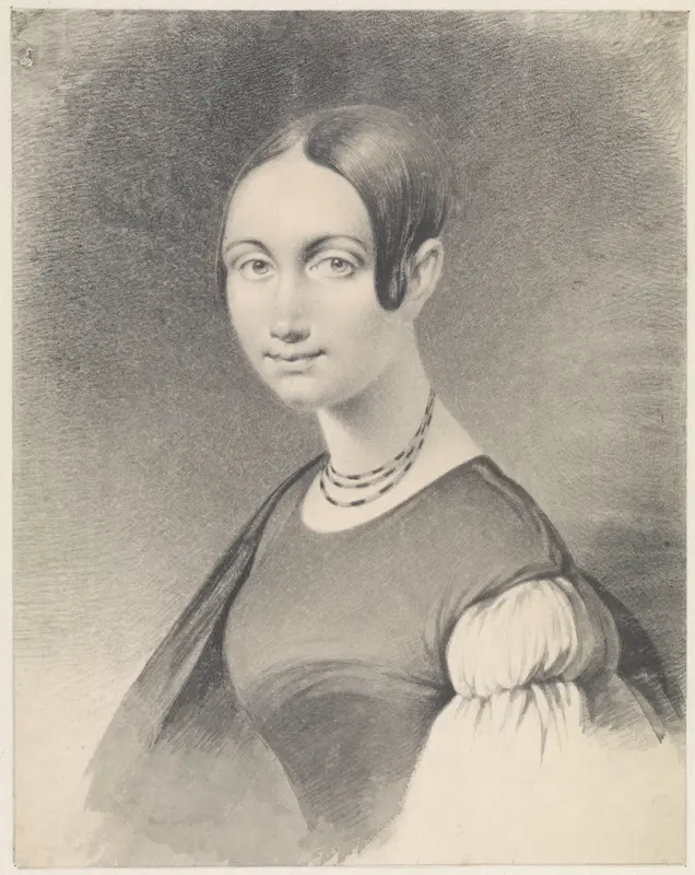 Portret van Fenna Mastenbroek Wall Art by Unknown - High-Resolution Digital Print