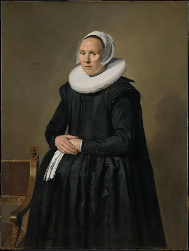 Portret van Feyntje van Steenkiste Wall Art by Frans Hals - High-Resolution Digital Print