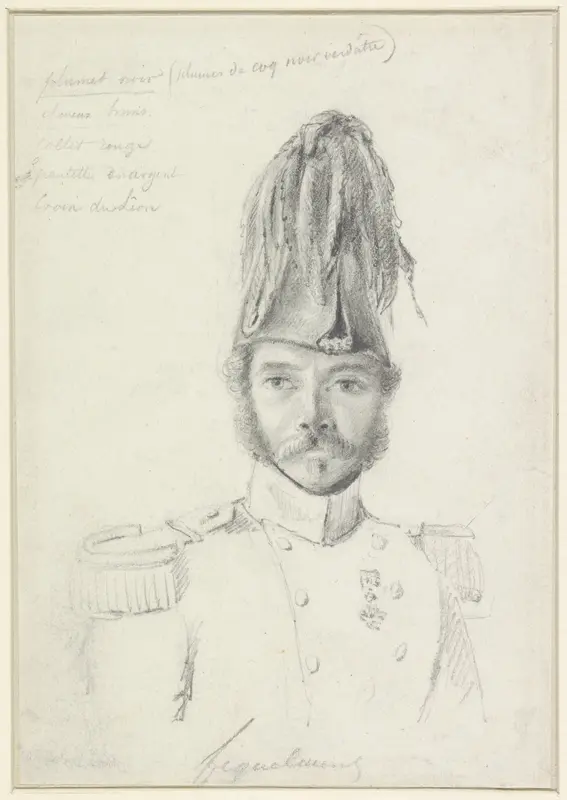 Portret van Figuelmont Wall Art by Jacob Joseph Eeckhout - High-Resolution Digital Print