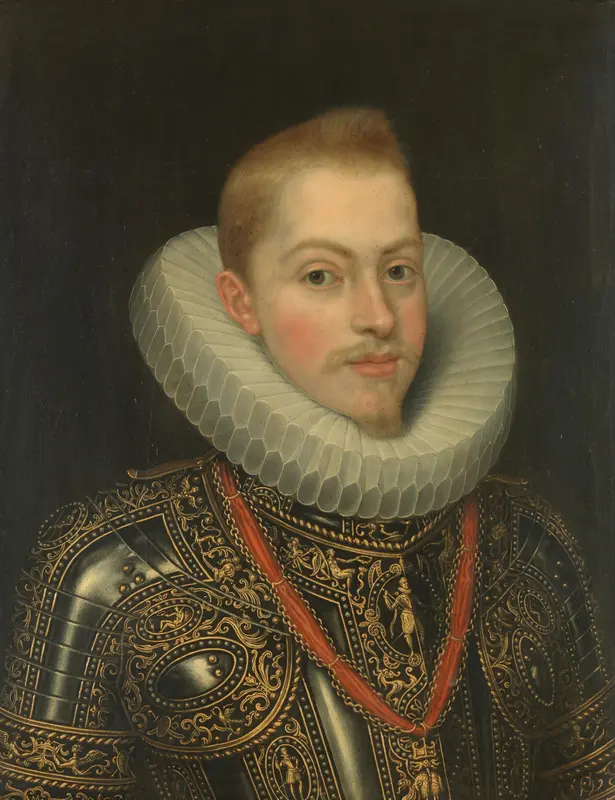 Portret van Filips III (1578-1621), koning van Spanje Wall Art by anonymous - High-Resolution Digital Print