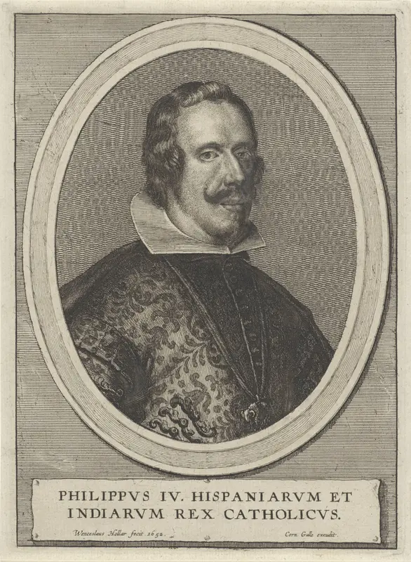 Portret van Filips IV, koning van Spanje Wall Art by Unknown - High-Resolution Digital Print