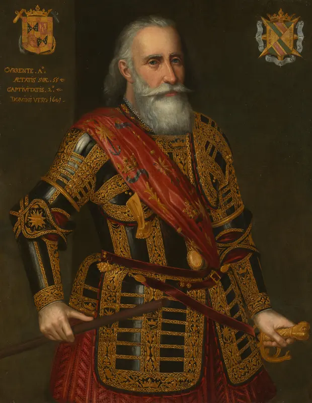 Portret van Francisco Hurtado de Mendoza Wall Art by anonymous - High-Resolution Digital Print