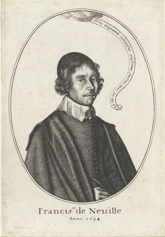 Portret van Franciscus de Neville Wall Art by Unknown - High-Resolution Digital Print