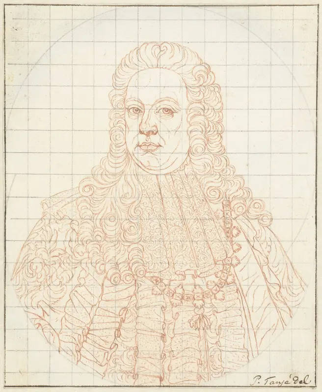 Portret van Frans I Stephanus, Duits keizer Wall Art by Pieter Tanjé - High-Resolution Digital Print