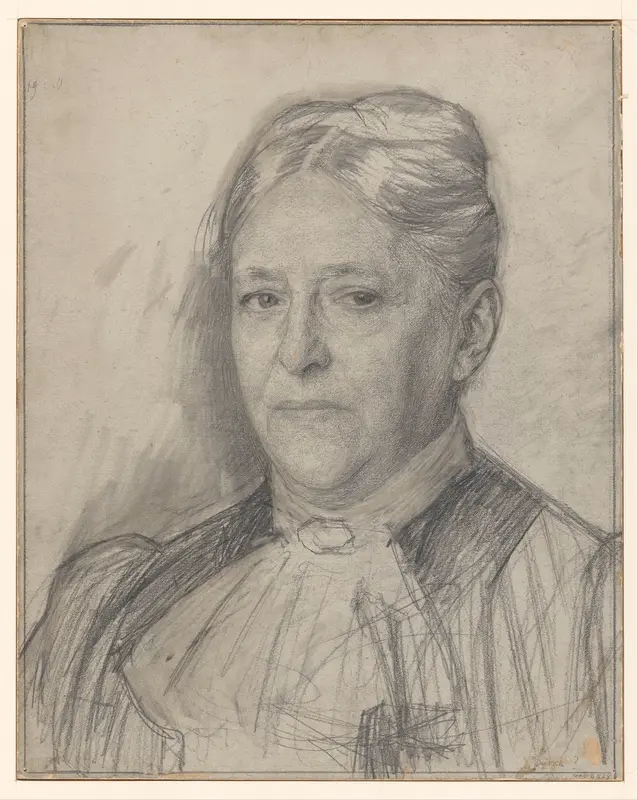 Portret van Frau Bleichröder Wall Art by Jan Veth - High-Resolution Digital Print