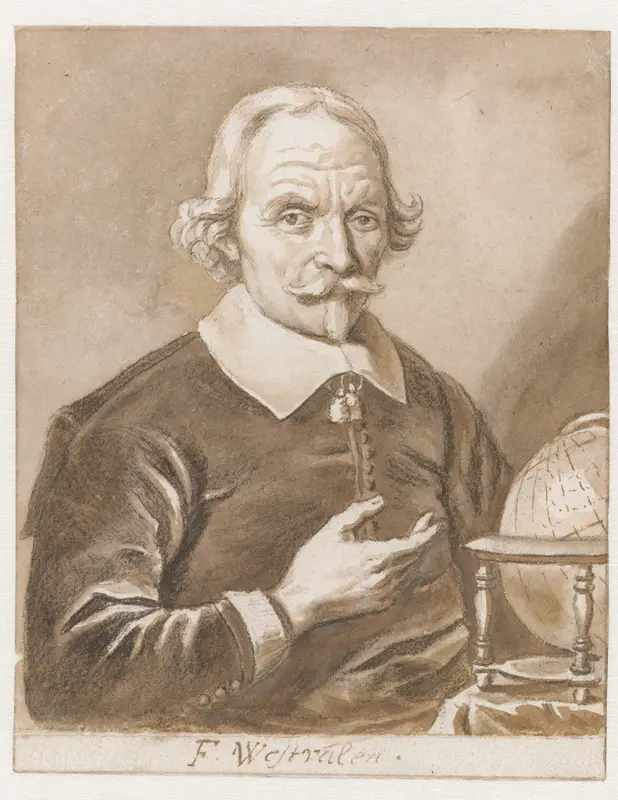 Portret van Frederik Adriaensz. Westphalen Wall Art by Jan de Bisschop - High-Resolution Digital Print