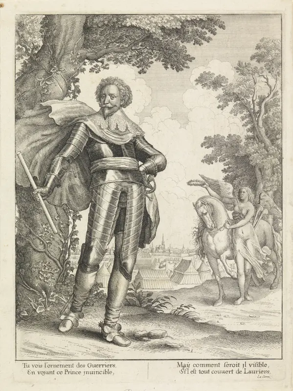 Portret van Frederik Hendrik, prins van Oranje Wall Art by Wenceslaus Hollar - High-Resolution Digital Print