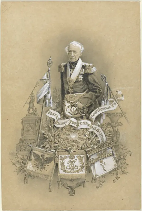 Portret van Frederik, prins der Nederlanden Wall Art by anonymous - High-Resolution Digital Print
