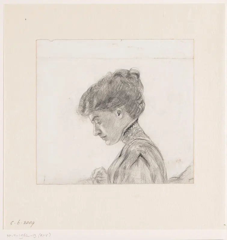 Portret van Freule G.C.L.A. CLifford Wall Art by Carel Nicolaas Storm van 's-Gravesande - High-Resolution Digital Print