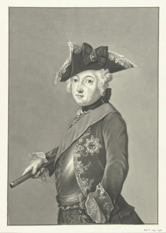 Portret van Friedrich Wilhelm III Wall Art by Jean Bernard - High-Resolution Digital Print