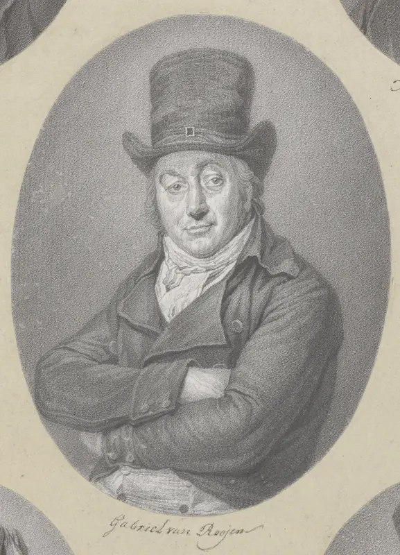 Portret van Gabriël van Roojen Wall Art by Johannes Cornelis Mertens - High-Resolution Digital Print