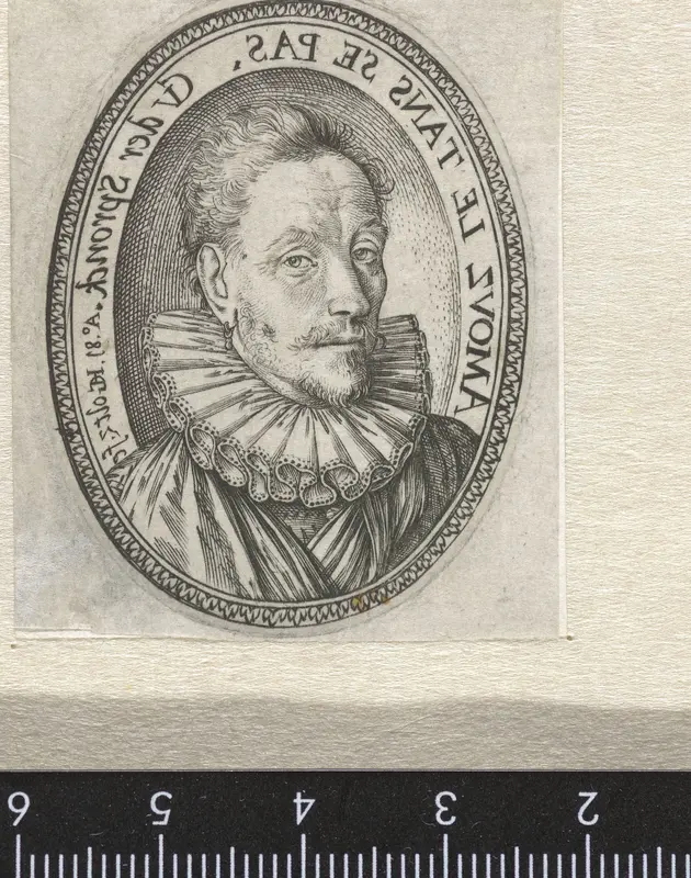 Portret van Geeraert Verspronck Wall Art by Unknown - High-Resolution Digital Print