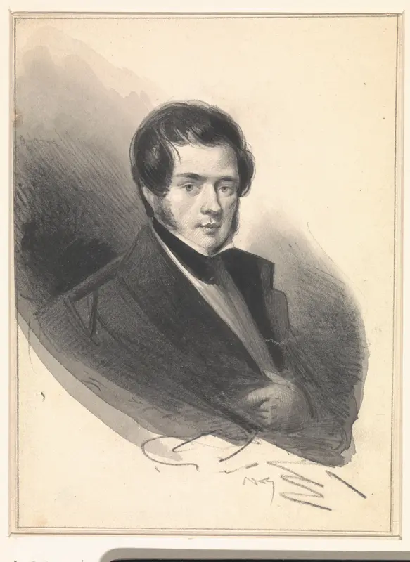 Portret van George Gillis Haanen Wall Art by anonymous - High-Resolution Digital Print