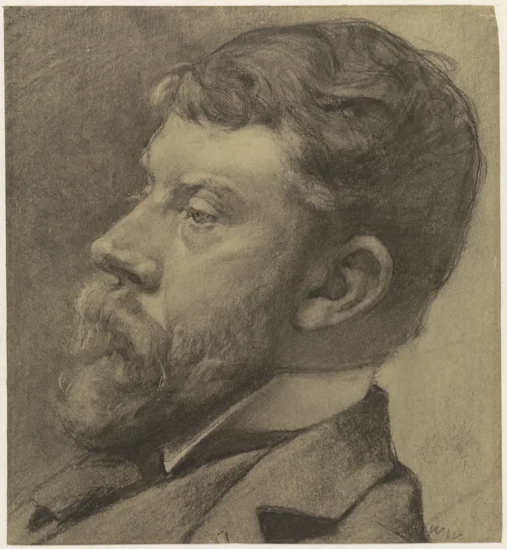 Portret van George Hendrik Breitner Wall Art by Willem Witsen - High-Resolution Digital Print