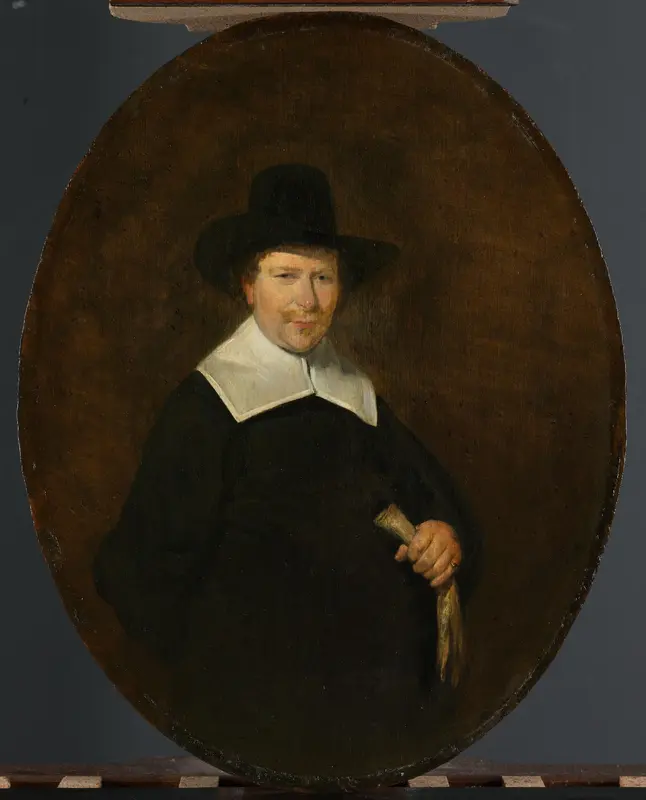 Portret van Gerard Abrahamsz van der Schalcke (1609-1667) Wall Art by Gerard ter Borch (II) - High-Resolution Digital Print