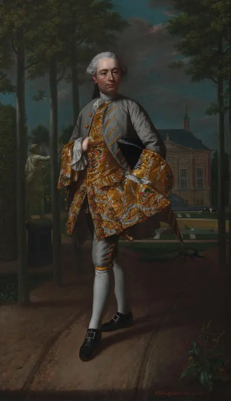 Portret van Gerard Cornelis van Riebeeck Wall Art by Mattheus Verheyden - High-Resolution Digital Print
