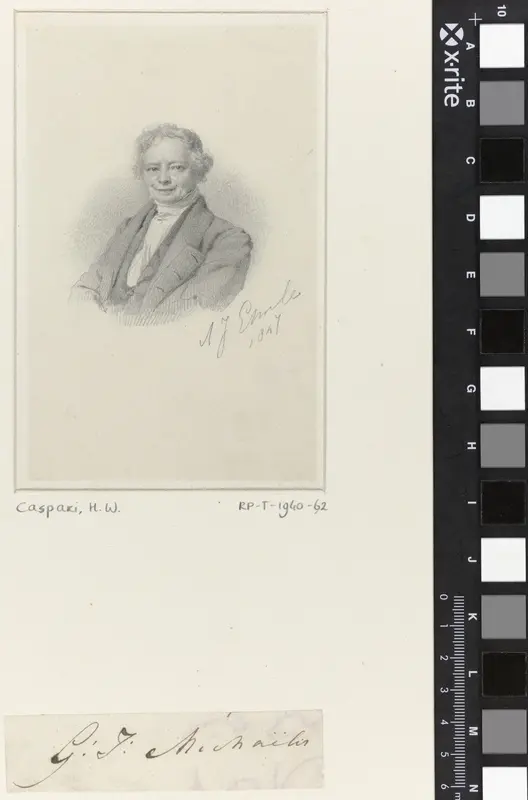Portret van Gerrit Jan Michaëlis Wall Art by Adrianus Johannes Ehnle - High-Resolution Digital Print