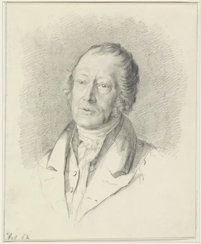 Portret van Gerrit Lamberts Wall Art by Jan Simon Voddigel - High-Resolution Digital Print