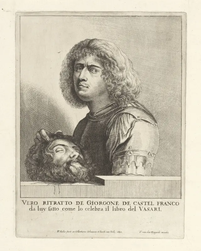 Portret van Giorgione Wall Art by Unknown - High-Resolution Digital Print