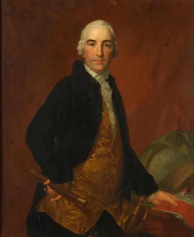 Portret van gouverneur-generaal Willem Arnold Alting Wall Art by Unknown - High-Resolution Digital Print