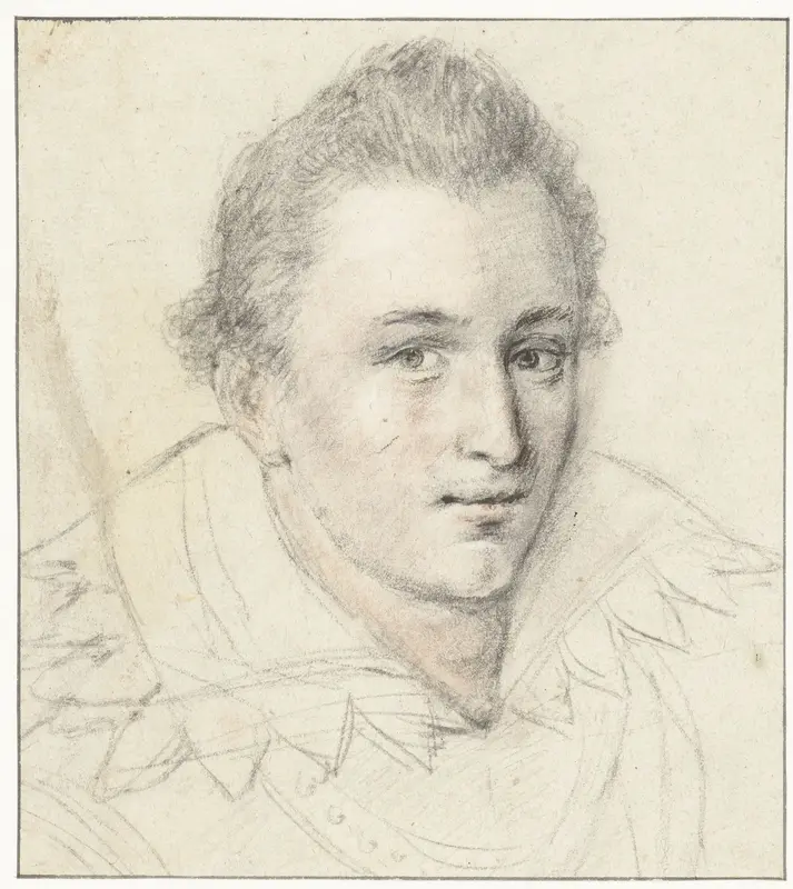 Portret van graaf Johan Lodewijk van Nassau-Hadamar Wall Art by Crispijn van de Passe (I) - High-Resolution Digital Print