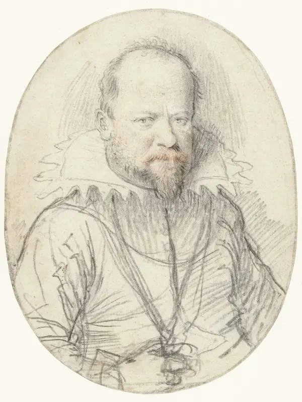 Portret van Gundacker Von Polheim (1575-1644) Wall Art by Aegidius Sadeler (II) - High-Resolution Digital Print