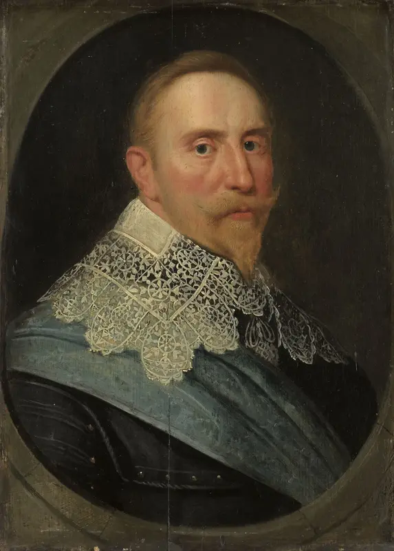 Portret van Gustav II Adolf (1594-1632), koning van Zweden Wall Art by Unknown - High-Resolution Digital Print