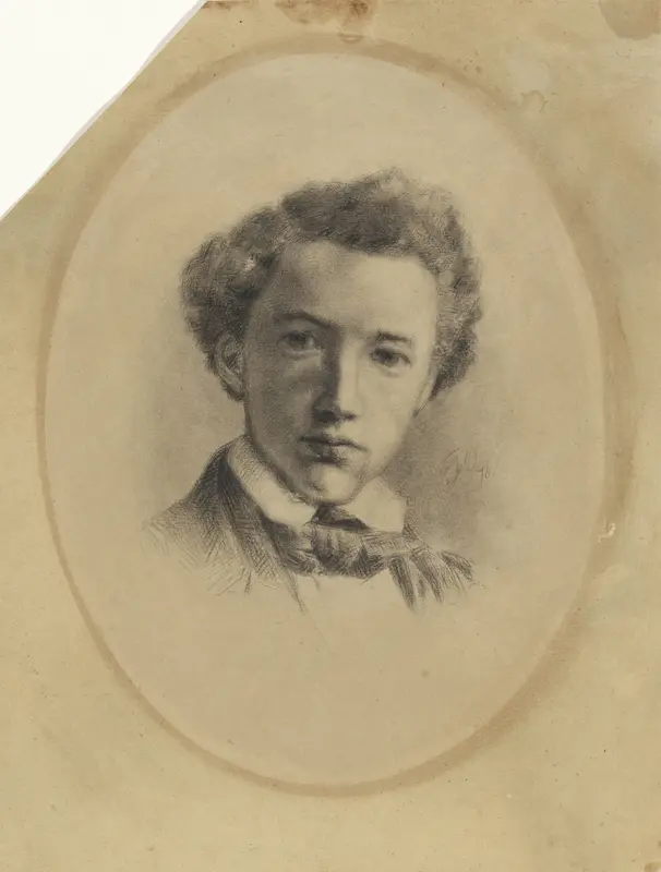 Portret van G.W.F. Oldewelt Wall Art by Ferdinand Oldewelt - High-Resolution Digital Print