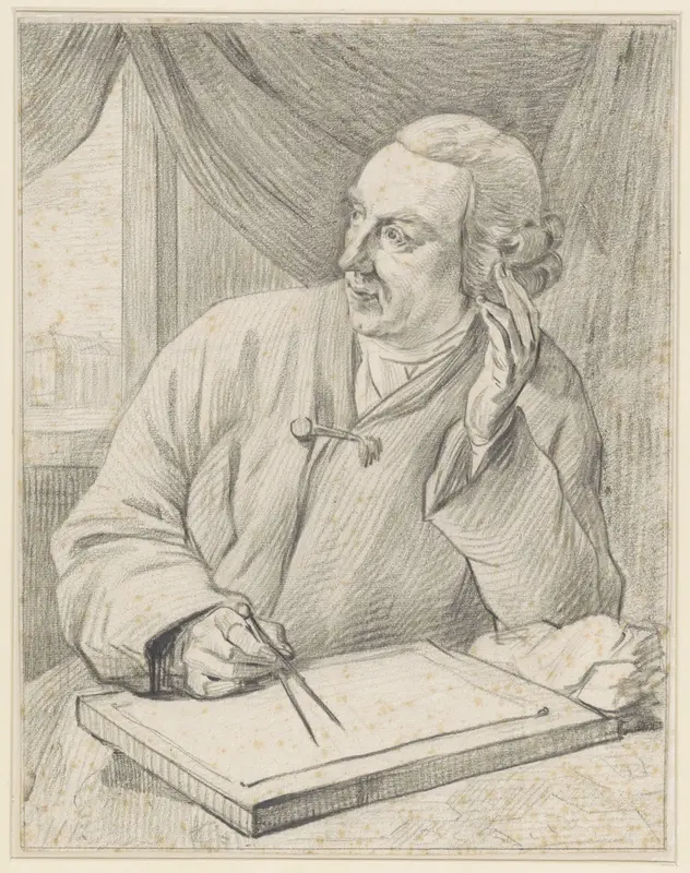 Portret van (Hans) Jacob Otten Husly Wall Art by Taco Scheltema (I) - High-Resolution Digital Print