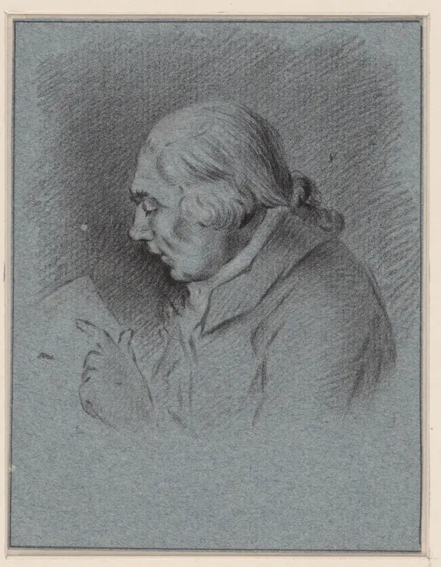 Portret van Heinrich Wilhelm Schweickardt Wall Art by Unknown - High-Resolution Digital Print