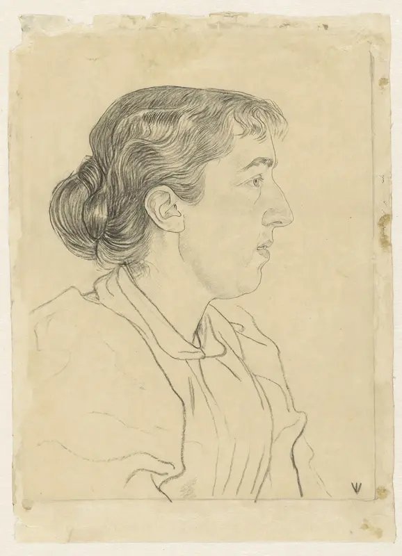 Portret van Helène Lapidoth-Swarth Wall Art by Jan Veth - High-Resolution Digital Print