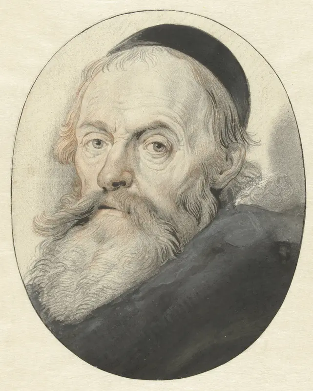 Portret van Hendrick Goltzius Wall Art by Unknown - High-Resolution Digital Print