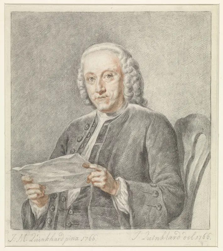 Portret van Hendrik Busserus Wall Art by Julius Henricus Quinkhard - High-Resolution Digital Print