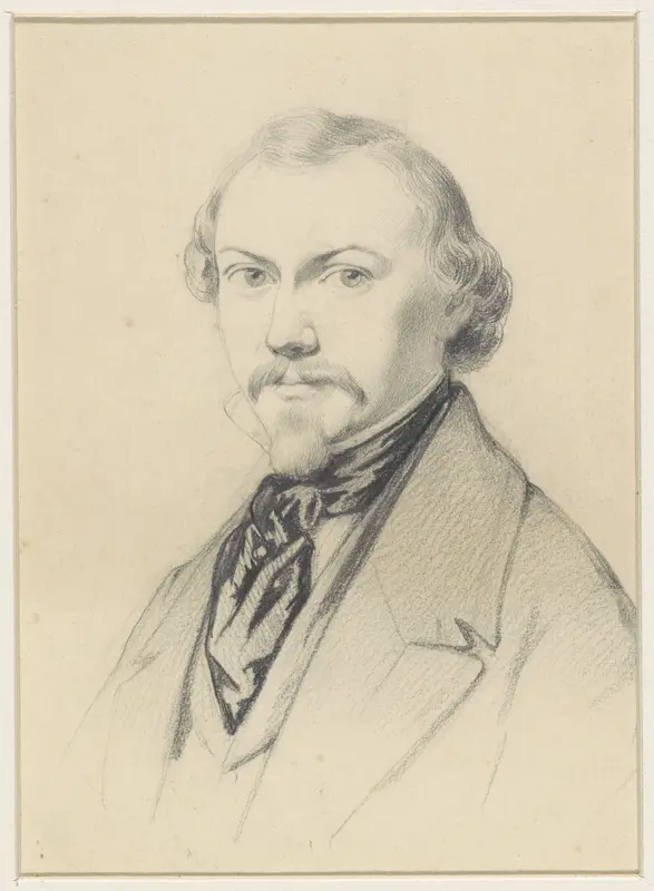 Portret van Hendrik Hollander Cz. Wall Art by Moritz Calisch - High-Resolution Digital Print