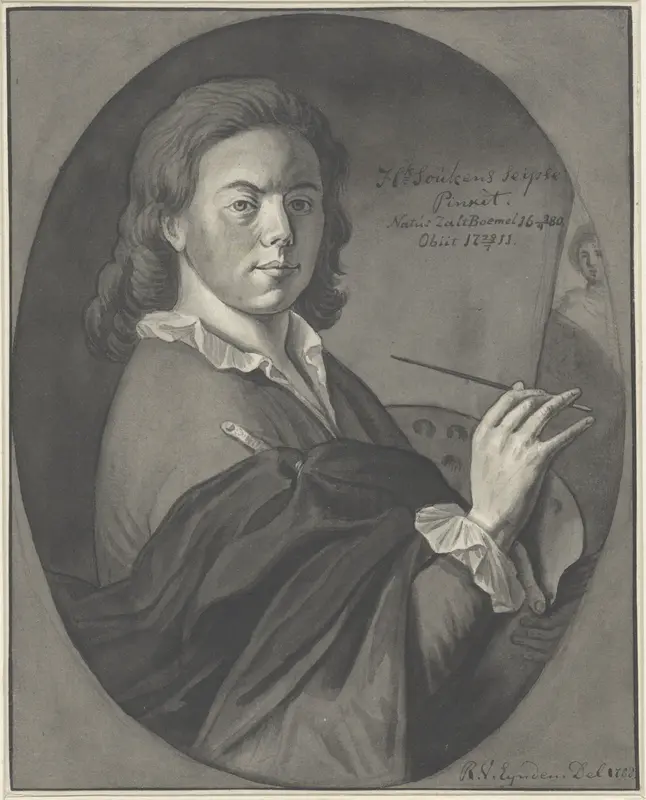 Portret van Hendrik Soukens Wall Art by Roeland van Eynden - High-Resolution Digital Print