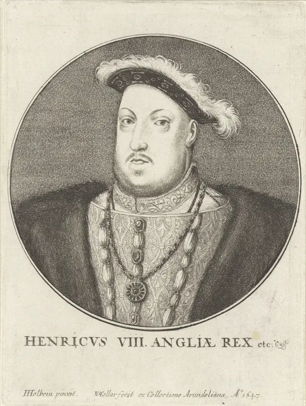 Portret van Hendrik VIII, koning van Engeland en Ierland Wall Art by Unknown - High-Resolution Digital Print
