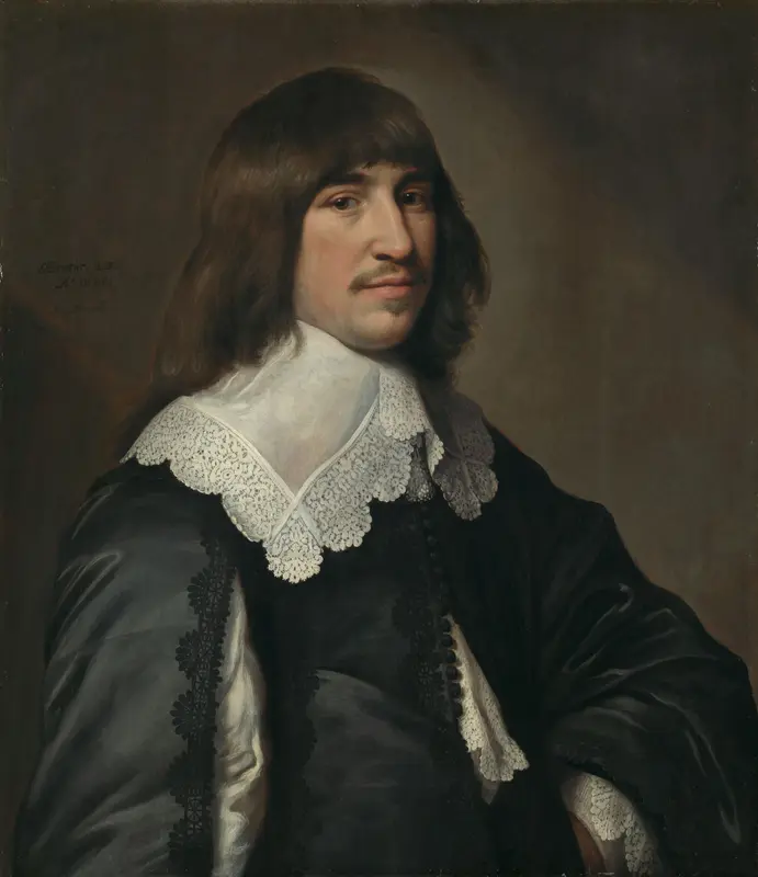 Portret van Henrick Hooft Wall Art by Unknown - High-Resolution Digital Print