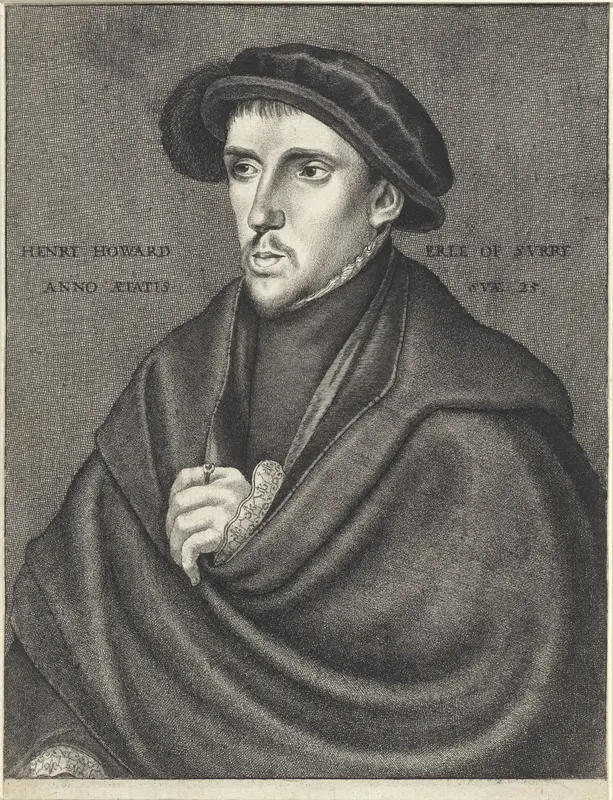 Portret van Henry Howard, graaf van Surrey Wall Art by Wenceslaus Hollar - High-Resolution Digital Print
