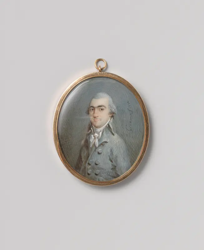 Portret van Herman Willem Daendels Wall Art by Petrus Groenia - High-Resolution Digital Print