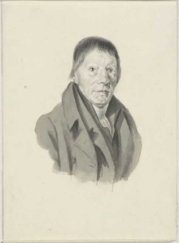 Portret van Hermanus Numan Wall Art by Jan Simon Voddigel - High-Resolution Digital Print
